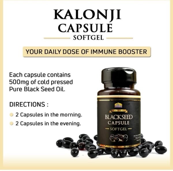 Black Seed Oil Capsules - Image 2